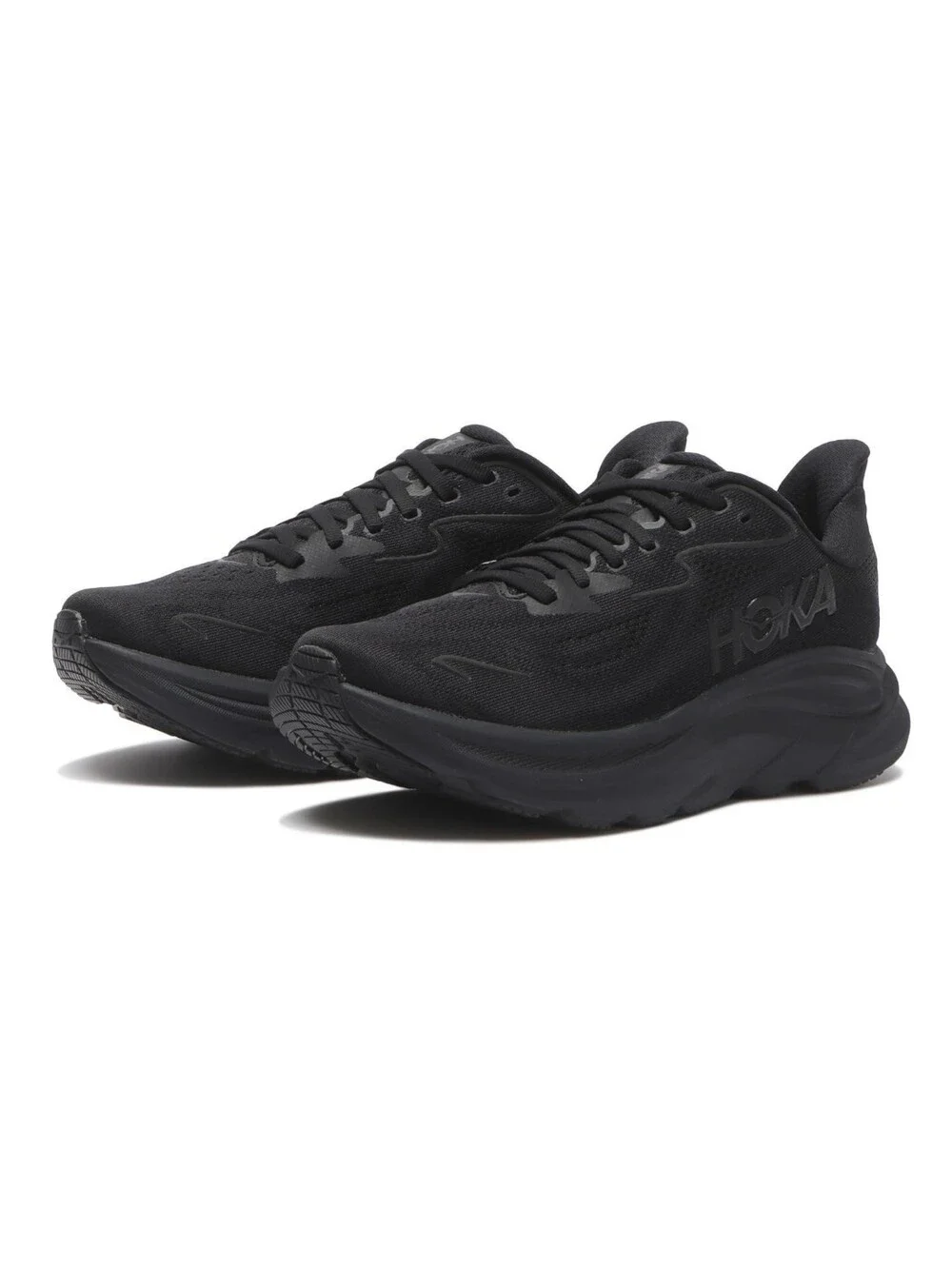 Hoka Clifton 10 Women's Black/Black Size 8B - Picture 1 of 14
